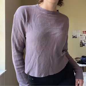 Wild fable waffle knit crop top size XS